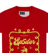 Sp5der Rodeo Poster LW Tee Red