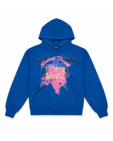 Sp5der Rodeo Star Girl Hoodie Blue