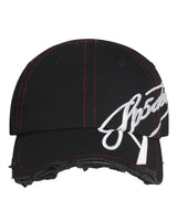 Sp5der SP5 Cursive Hat Black