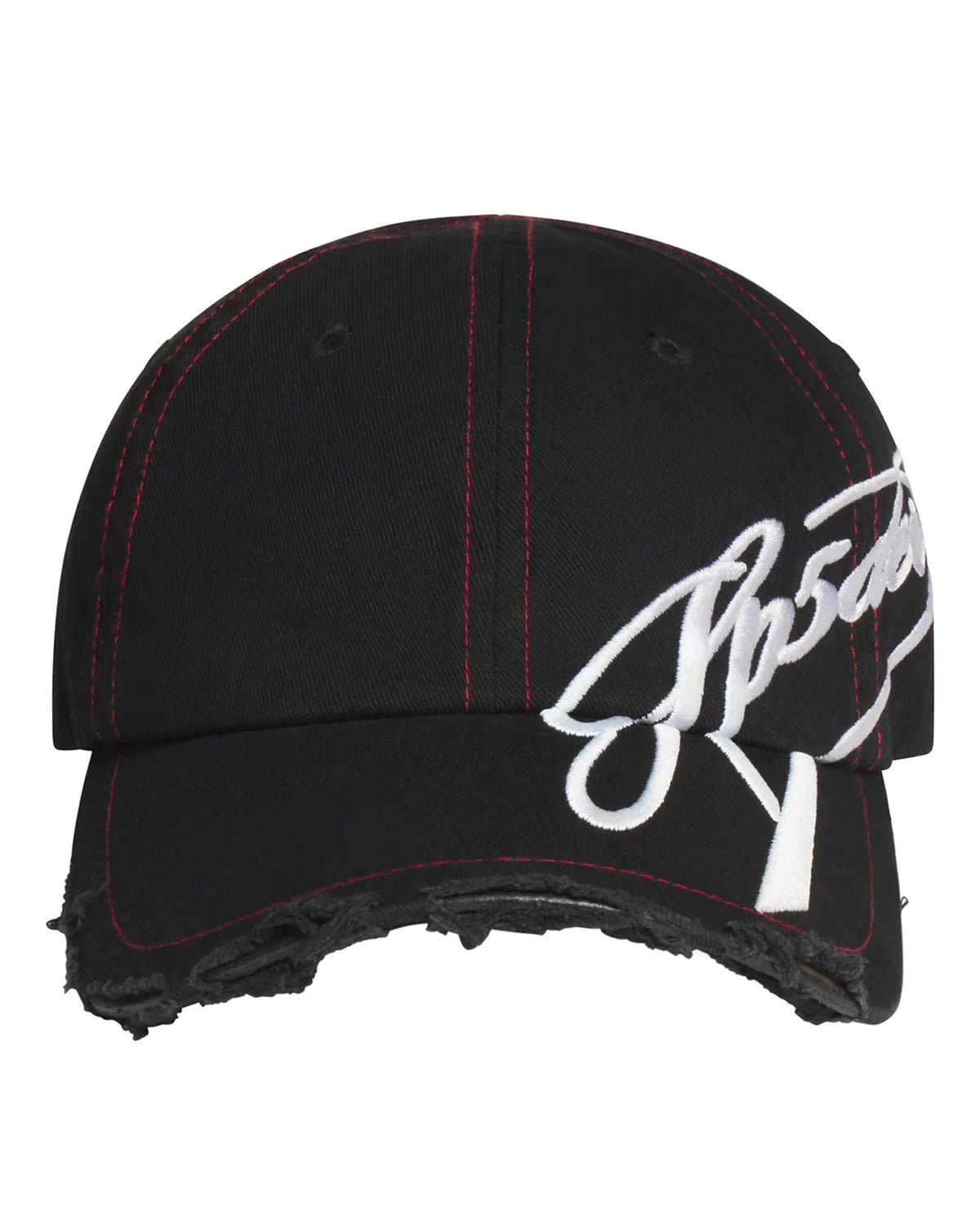 Sp5der SP5 Cursive Hat Black