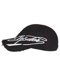 Sp5der SP5 Cursive Hat Black