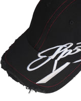 Sp5der SP5 Cursive Hat Black
