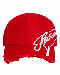 Sp5der SP5 Cursive Hat Red
