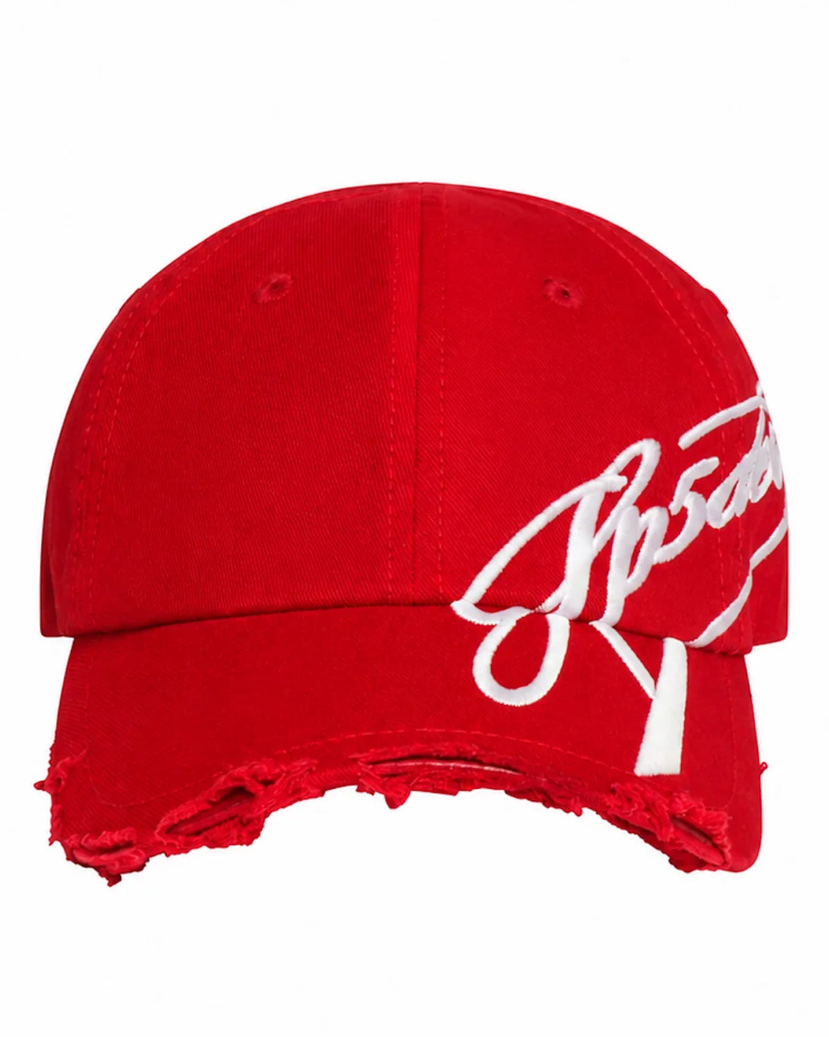 Sp5der SP5 Cursive Hat Red