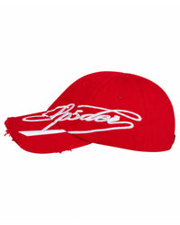 Sp5der SP5 Cursive Hat Red