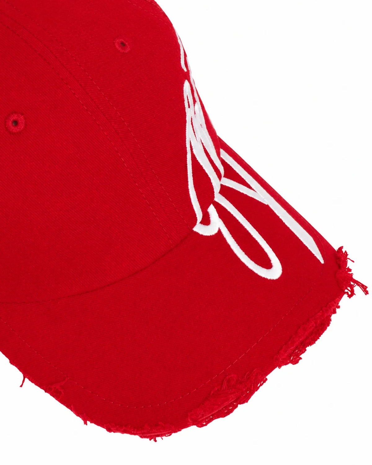 Sp5der SP5 Cursive Hat Red