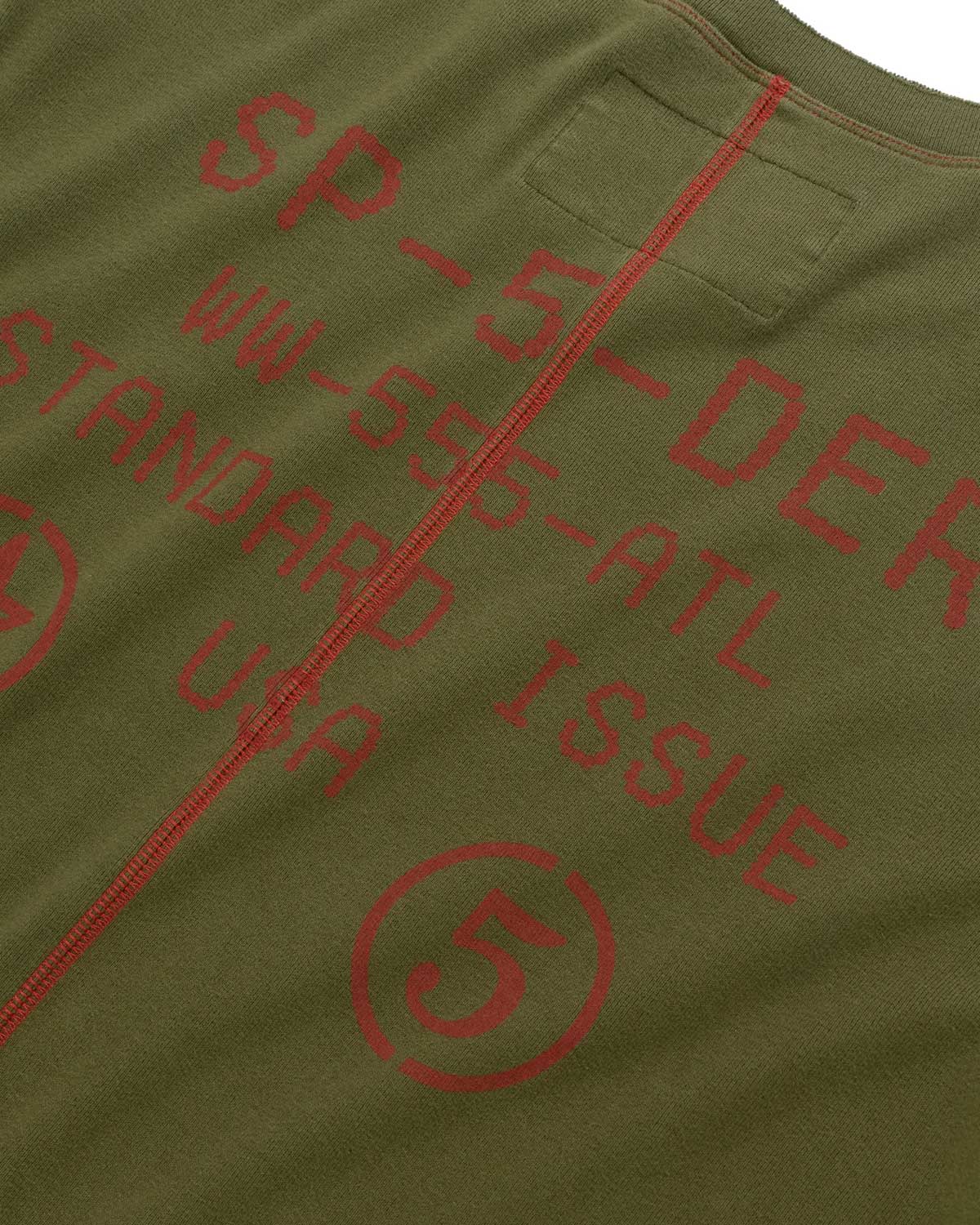 Sp5der Service L/S Tee Chive Green