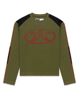 Sp5der Service L/S Tee Chive Green