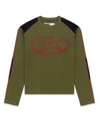 Sp5der Service L/S Tee Chive Green