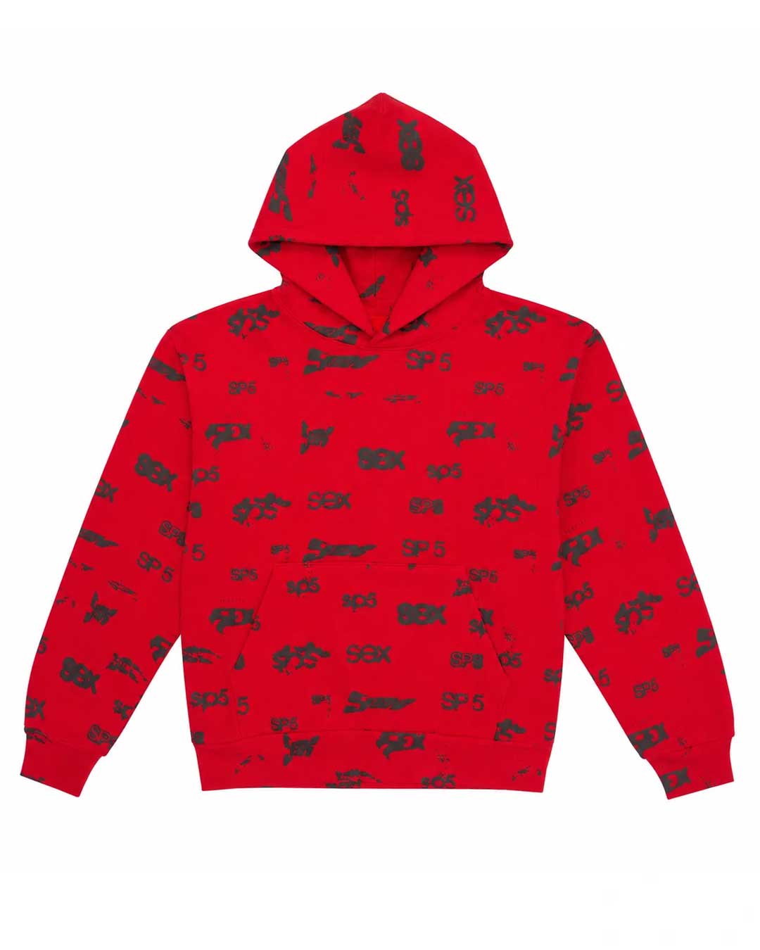 Sp5der Sex AOP Hoodie Red