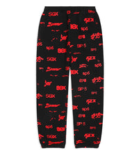 Sp5der Sex AOP Sweatpants Black