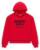 Sp5der Solar Collision Hoodie Red