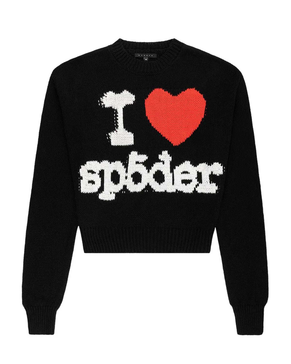 Sp5der Souvenir Sweater Black