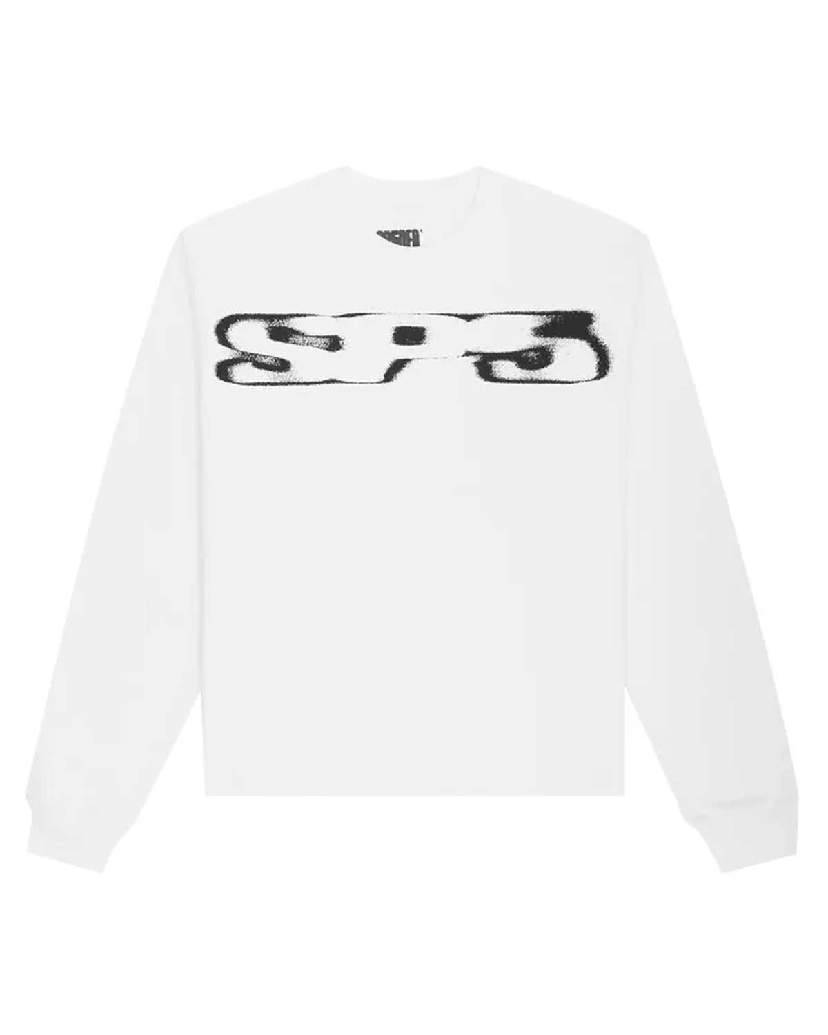 Sp5der Sp5 Blurry L/S Tee White