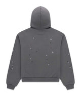 Sp5der Splat Punk Hoodie Slate Grey