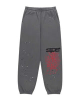 Sp5der Splat Punk Sweatpants Slate