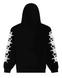 Sp5der Stone Hoodie Black