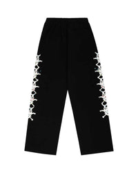Sp5der Stone Sweatpants Black
