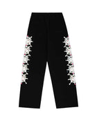 Sp5der Stone Sweatpants Black