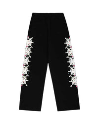 Sp5der Stone Sweatpants Black
