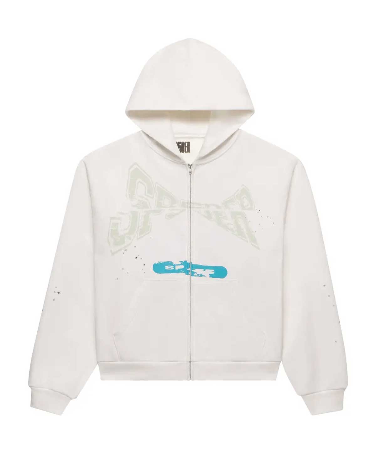 Sp5der T&F Zip-Up Hoodie Black/Yellow – Restock AR