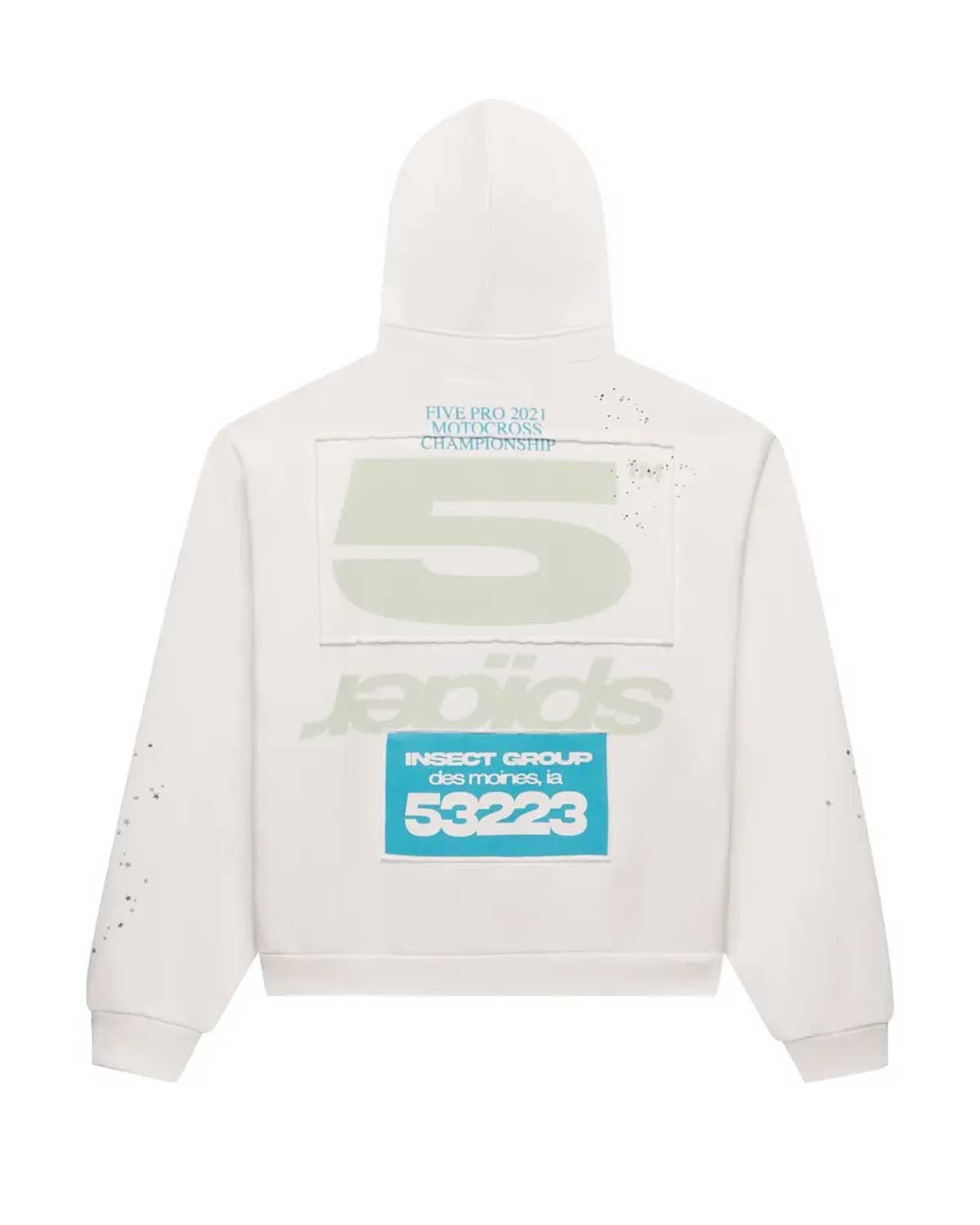 Sp5der T&F Zip-Up Hoodie White – Restock AR