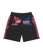 Sp5der Tire Tech Sweatshorts Black
