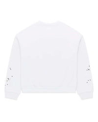 Sp5der Varsity Web Crewneck White