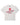 Sp5der Venimeux Tee glacier white, boxy tee with metallic red 5 Venimeux graphic and three stars, front view