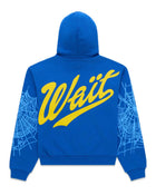 Sp5der Wait 5 Hoodie Blue