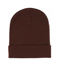 Sp5der Web Rhinestone Beanie Brown Back VIew