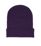 Sp5der Web Rhinestone Beanie Purple back view