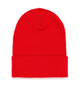 Sp5der Web Rhinestone Beanie Red back view