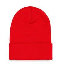 Sp5der Web Rhinestone Beanie Red back view