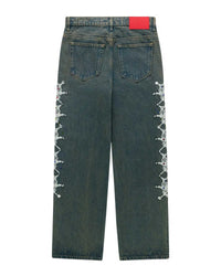Sp5der Web Stone Denim Pants Indigo