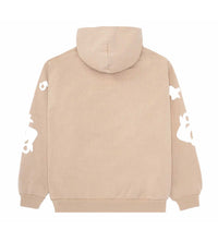 Product Image Of Sp5der Worldwide Beluga Brown Hoodie Back