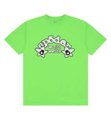 Sp5der Worldwide Tee Slime Green front view