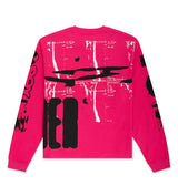 Sp5der X-Ray L/S LW Tee Pink