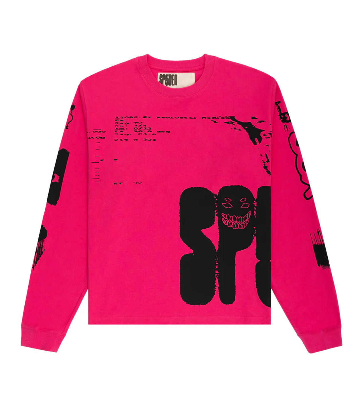 Sp5der X-Ray L/S LW Tee Pink – Restock AR