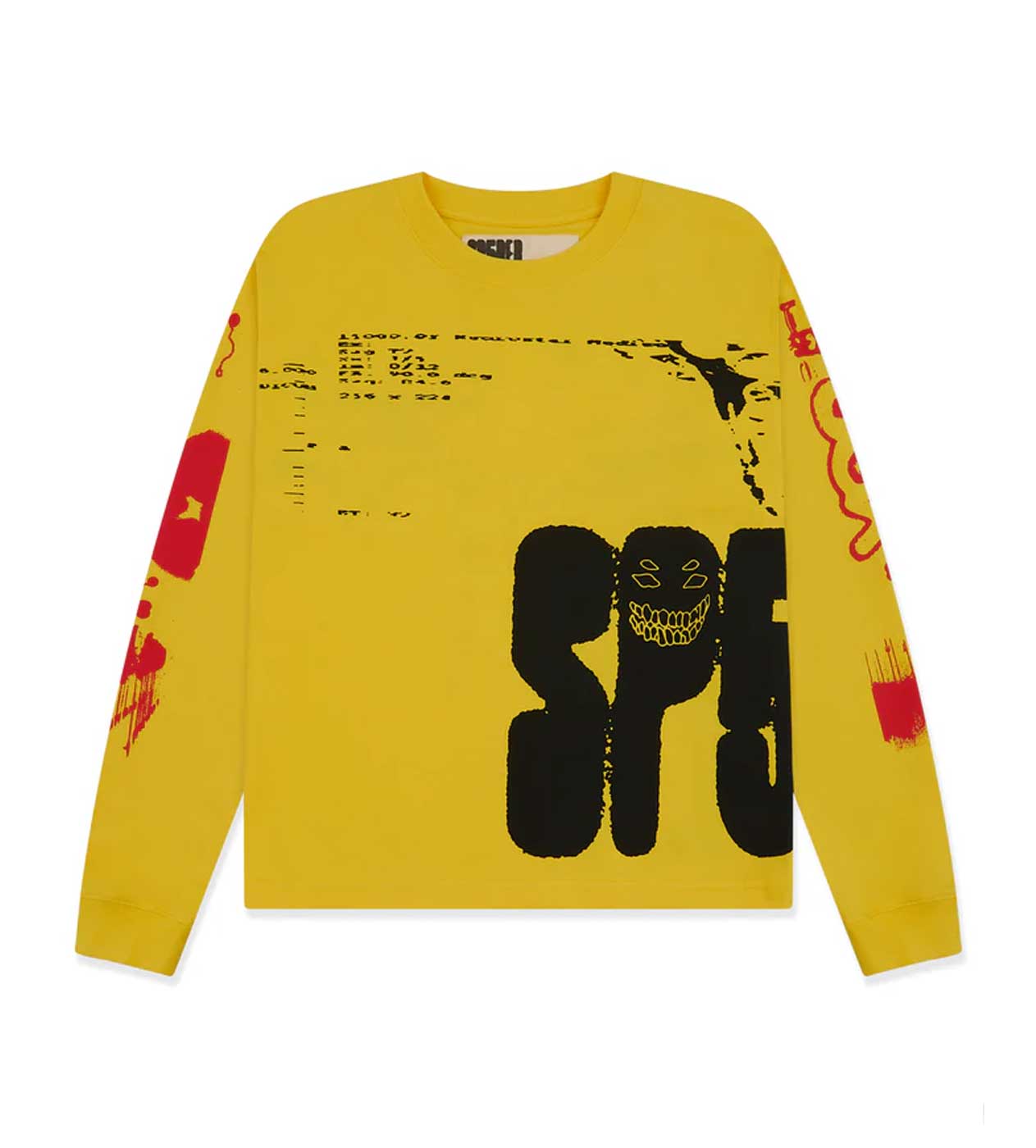 Sp5der X-Ray L/S Tee Yellow – Restock AR