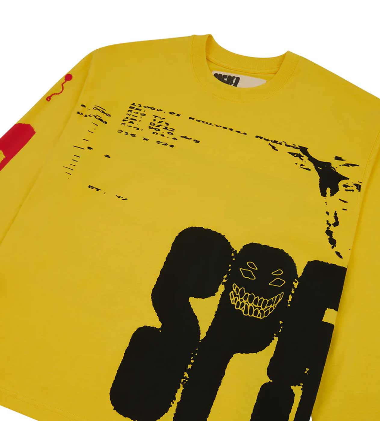 Sp5der X-Ray L/S Tee Yellow