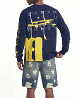 Sp5der X-ray L/S Tee Navy