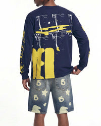 Sp5der X-ray L/S Tee Navy