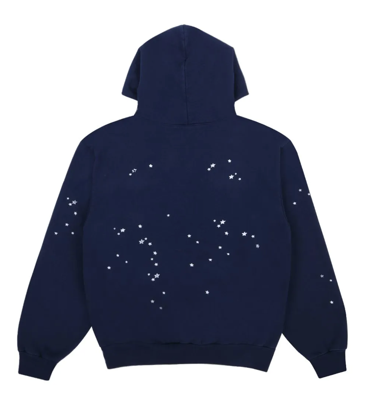 Product Image Of Sp5der Worldwide Atlanta Hoodie Navy Back View