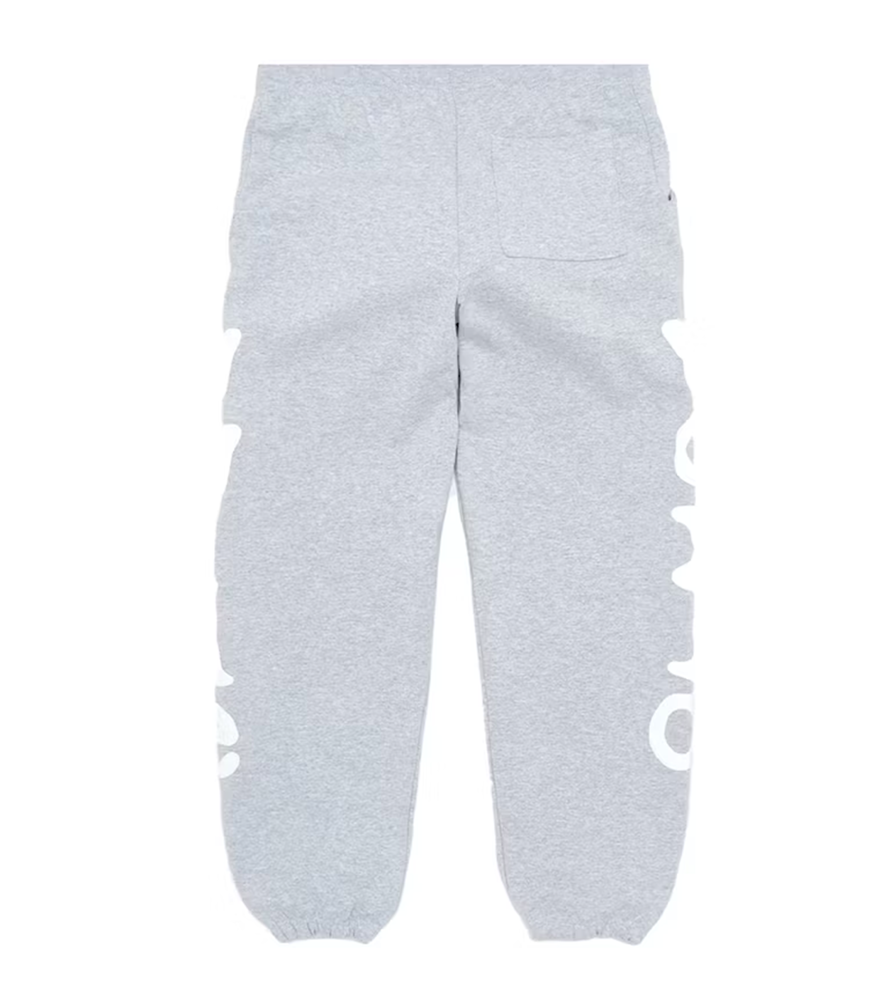 Sp5der Worldwide Beluga Sweatpants Heather Grey Back View