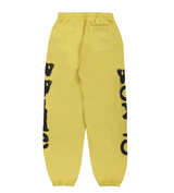 Product Image Of Sp5der Beluga Sweatpants Gold Back View