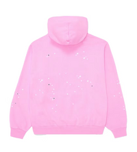 Product Image Of Sp5der Pink Atlanta Hoodie Back View