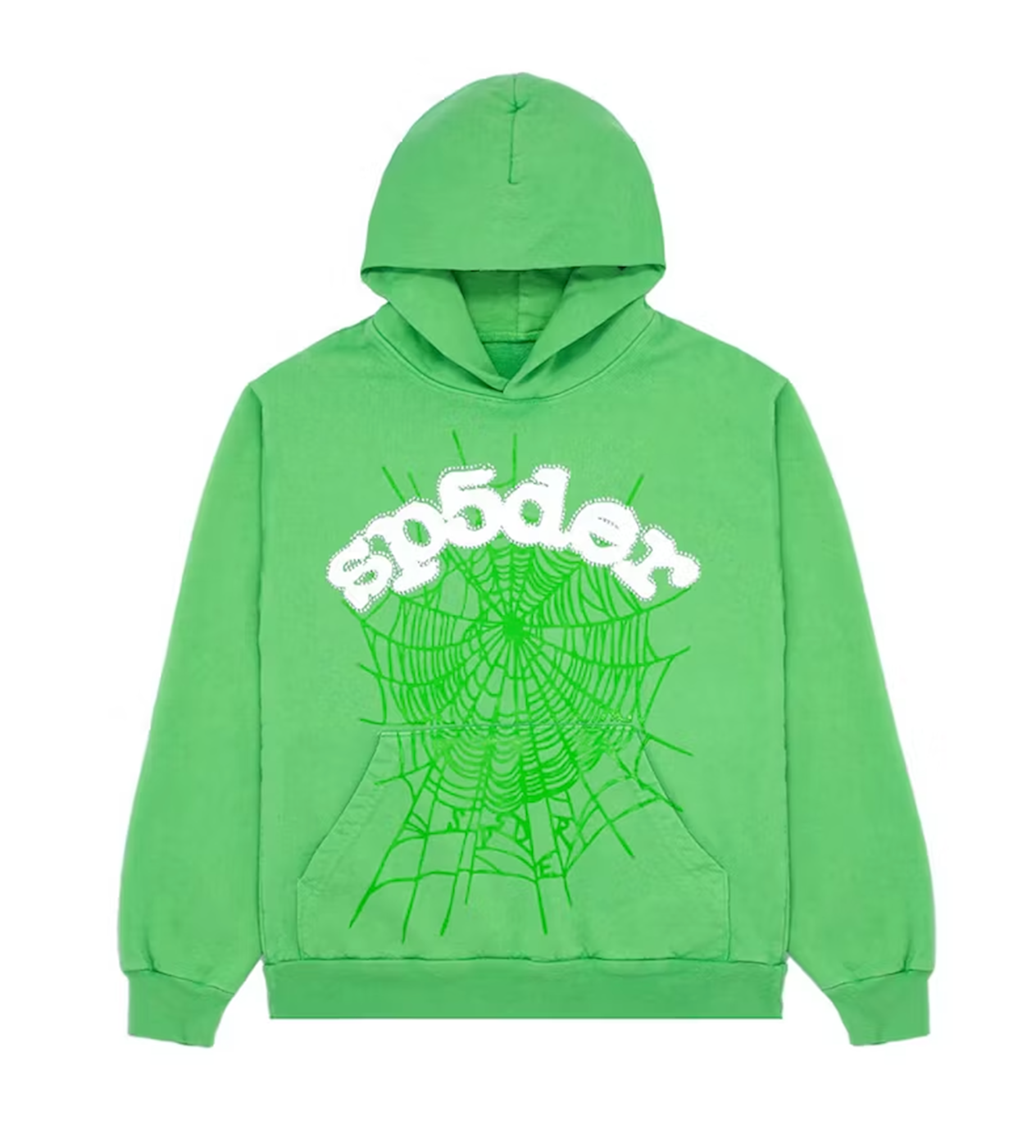 huku様sp5der s 正規品 Sp5der Web Hoodie Slime Green | Restock AR