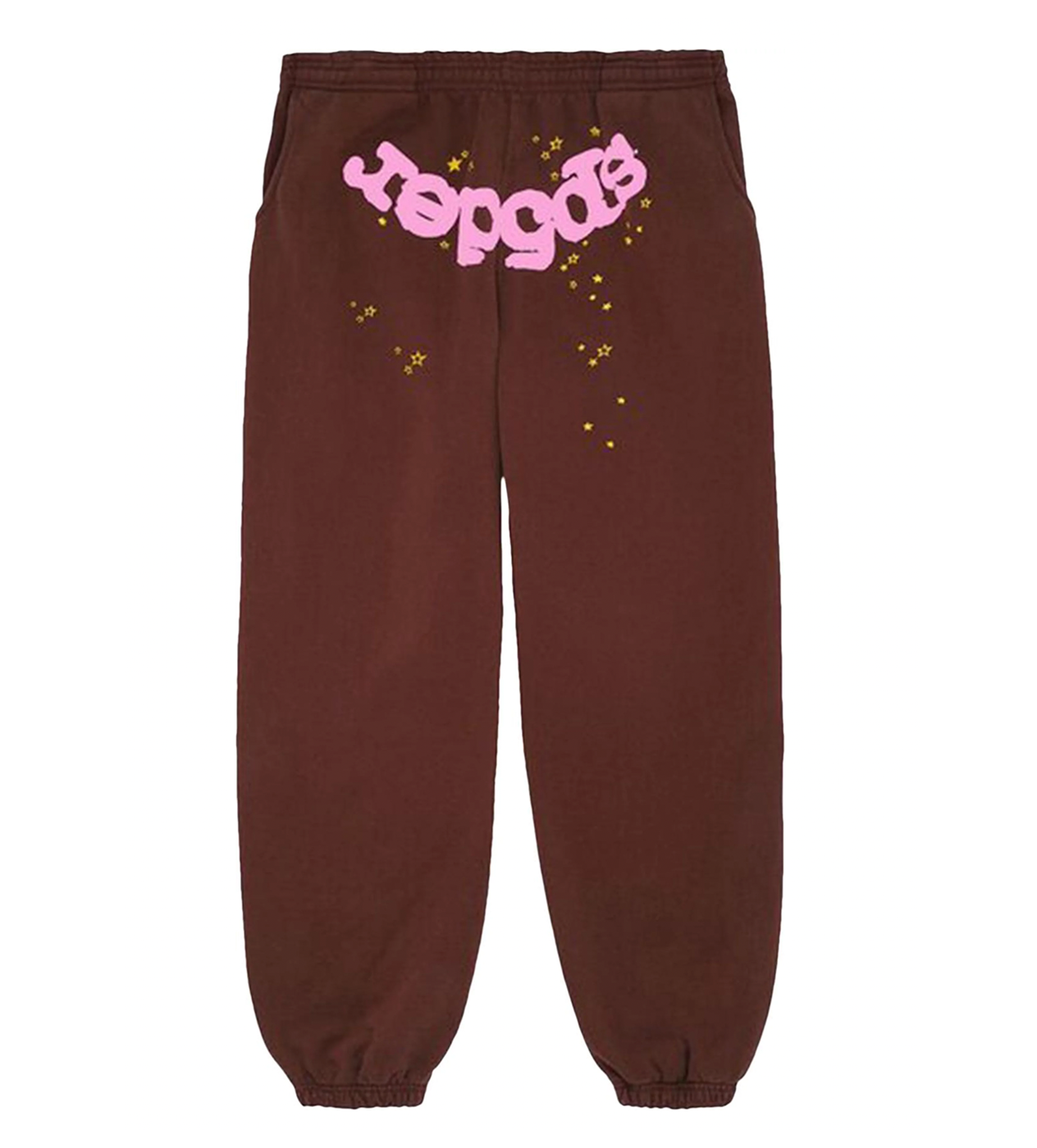 Sp5der 555 Angle Number Sweatpants Brown | Restock AR