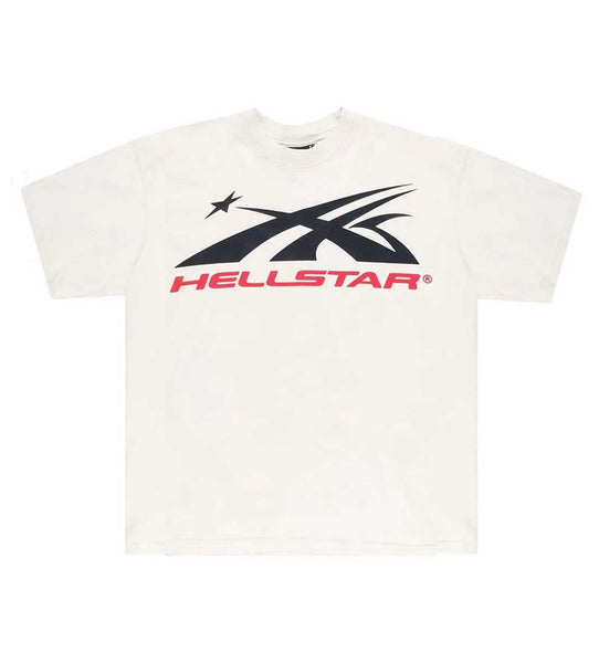 Hellstar Sport Logo Gel Tee White/Red – Restock AR